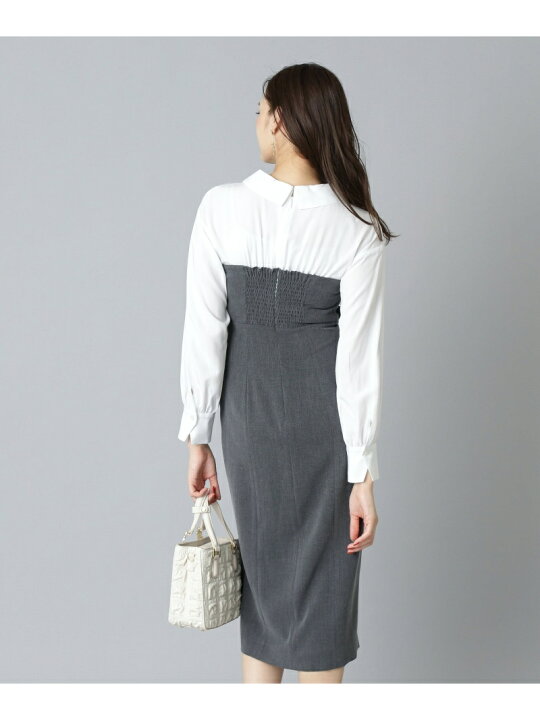 楽天市場】【SALE／50%OFF】シャツドッキングタイトワンピース JILL by 