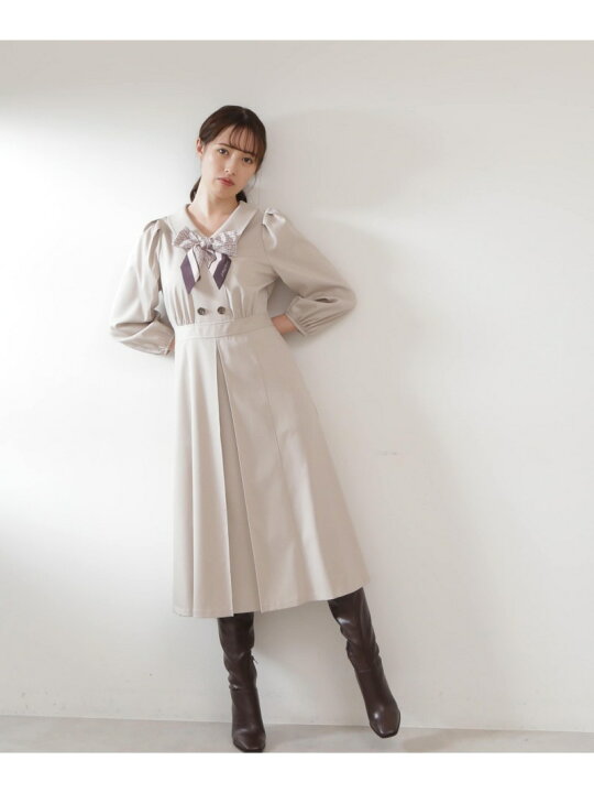 楽天市場】スカーフ付トレンチ風ワンピース JILL by JILL STUART ジル 