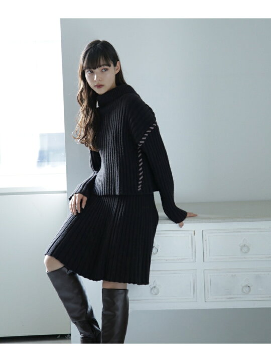 楽天市場】【SALE／50%OFF】ニットアップフレアーミニ JILL by JILL  