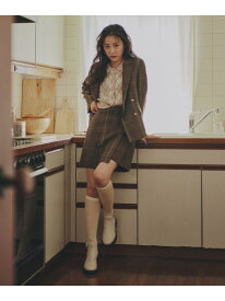 【SALE／46%OFF】ウーリッシュフラノラップ風スカパン JILL by JILL STUART ジル バイ ジル スチュアート パンツ その他のパンツ グレー ブラウン【RBA_E】【送料無料】[Rakuten Fashion]