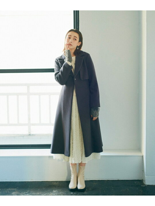 楽天市場】ライトモッサウールトレンチコート JILL by JILL STUART 