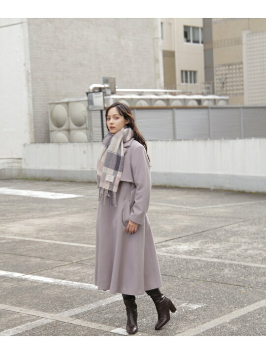 楽天市場】ライトモッサウールトレンチコート JILL by JILL STUART  