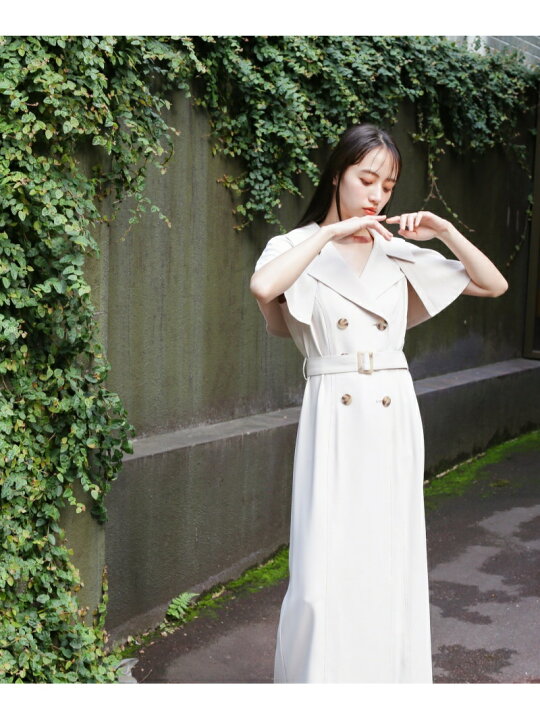 楽天市場】ケープカラー2Wayトレンチワンピース JILL by JILL STUART  