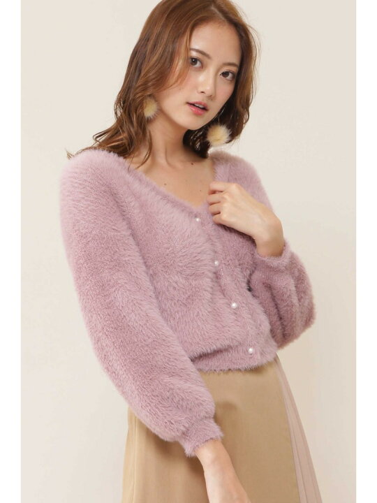楽天市場】【SALE／50%OFF】フラッフィフェザーニットカーディガン  