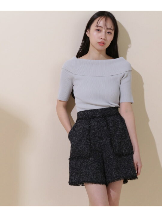 楽天市場】【SALE／40%OFF】オフショルタイトリブニット JILL by JILL 