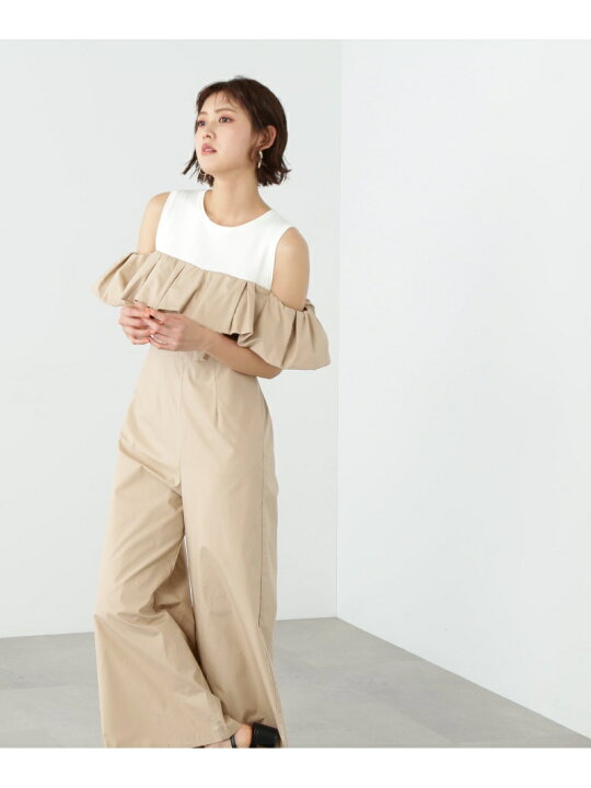 楽天市場】【SALE／55%OFF】オフショルダーバルーンコンビネゾン JILL  