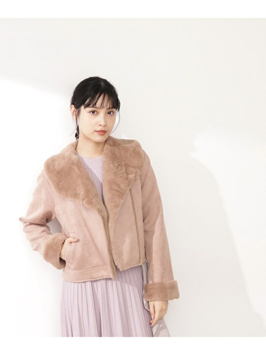楽天市場】【SALE／30%OFF】フェイクファーライダースジャケット JILL 
