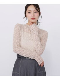 レースカットソートップス JILL by JILL STUART ジル バイ ジル スチュアート トップス カットソー・Tシャツ ピンク ホワイト ブラック ブルー【送料無料】[Rakuten Fashion]