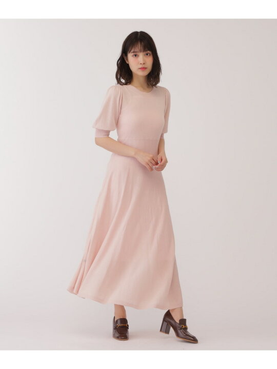 楽天市場】【SALE／55%OFF】◇バックリボンシアーニットワンピース  