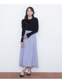 イレヘムラップスカート JILL by JILL STUART ジル バイ ジル スチュアート スカート その他のスカート グレー ブルー ネイビー【先行予約】*【送料無料】[Rakuten Fashion]
