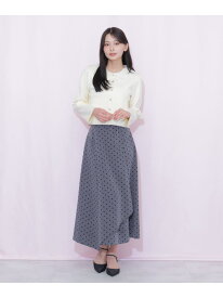 イレヘムラップスカート JILL by JILL STUART ジル バイ ジル スチュアート スカート その他のスカート グレー ブルー ネイビー【先行予約】*【送料無料】[Rakuten Fashion]