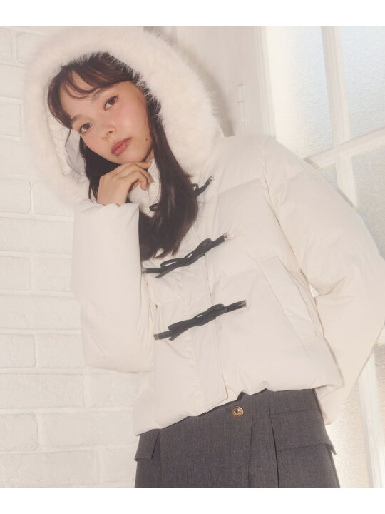 楽天市場】リボンダッフルダウン JILL by JILL STUART ジル バイ ジル 