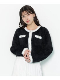 【SALE／40%OFF】スパンコールフェザーニットジャケット JILL by JILL STUART ジル バイ ジル スチュアート トップス ニット ブラウン グレー ピンク【RBA_E】【送料無料】[Rakuten Fashion]
