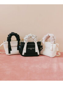 フリルハンドルトート JILL by JILL STUART ジル バイ ジル スチュアート バッグ その他のバッグ ホワイト ブラック【送料無料】[Rakuten Fashion]