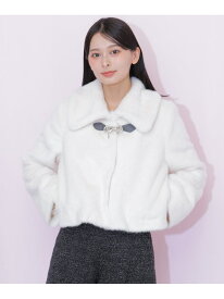 フェイクファーショートジャケット 26AW JILL by JILL STUART ジル バイ ジル スチュアート ジャケット・アウター その他のジャケット・アウター ブラウン ホワイト ベージュ【先行予約】*【送料無料】[Rakuten Fashion]