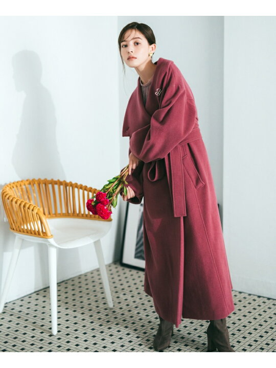 楽天市場】【SALE／50%OFF】リサイクルウールビッグスタンドカラー 
