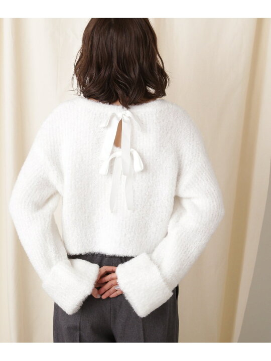 楽天市場】フィルムラメバックリボンニット JILL by JILL STUART ジル 