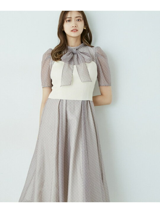 楽天市場】シアーモノグラムプリントワンピース JILL by JILL STUART 