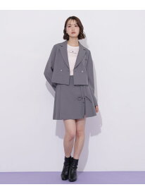 セットアップ対応ラップリボンミニスカート JILL by JILL STUART ジル バイ ジル スチュアート スカート その他のスカート ベージュ グレー ブラウン【送料無料】[Rakuten Fashion]