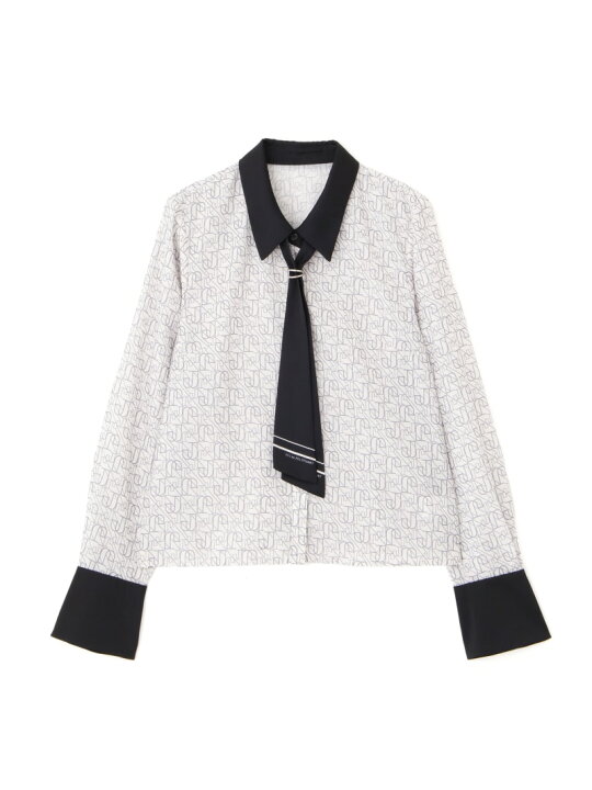 楽天市場】【SALE／37%OFF】モノグラムプリントブラウス JILL by JILL 