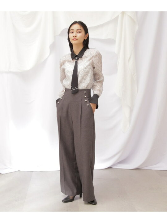 楽天市場】【SALE／37%OFF】モノグラムプリントブラウス JILL by JILL 