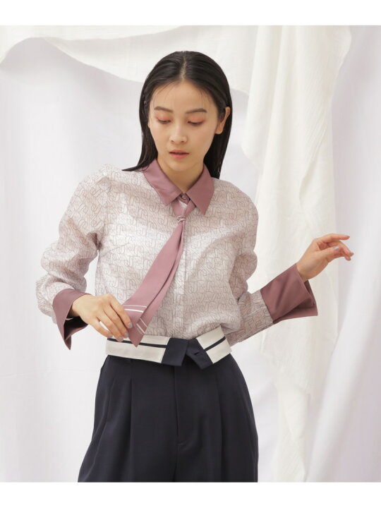 楽天市場】【SALE／30%OFF】モノグラムプリントブラウス JILL by JILL  