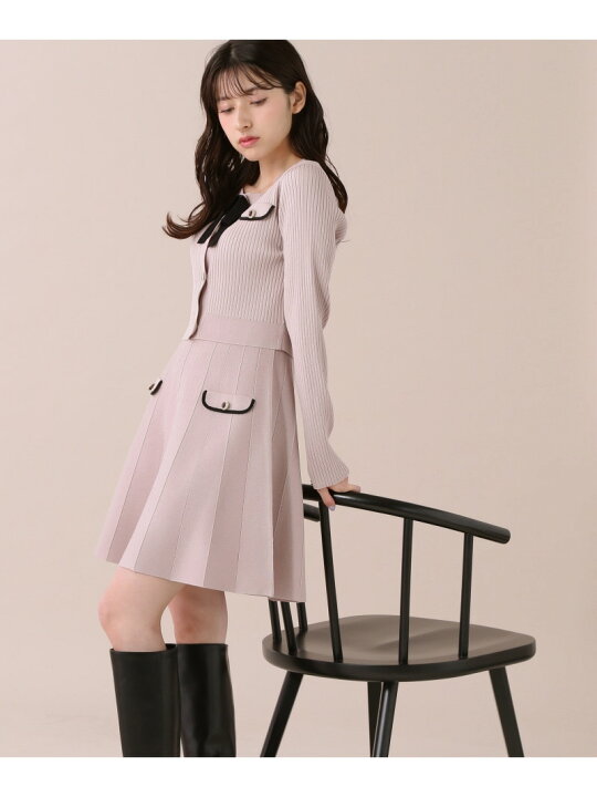 楽天市場】配色リブニットセットアップ JILL by JILL STUART ジル バイ  
