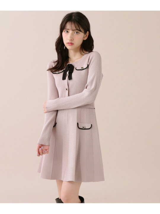 楽天市場】配色リブニットセットアップ JILL by JILL STUART ジル バイ 