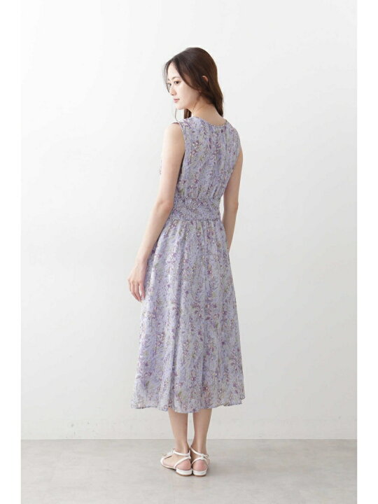 楽天市場】【SALE／60%OFF】フローイングフラワープリントワンピース 
