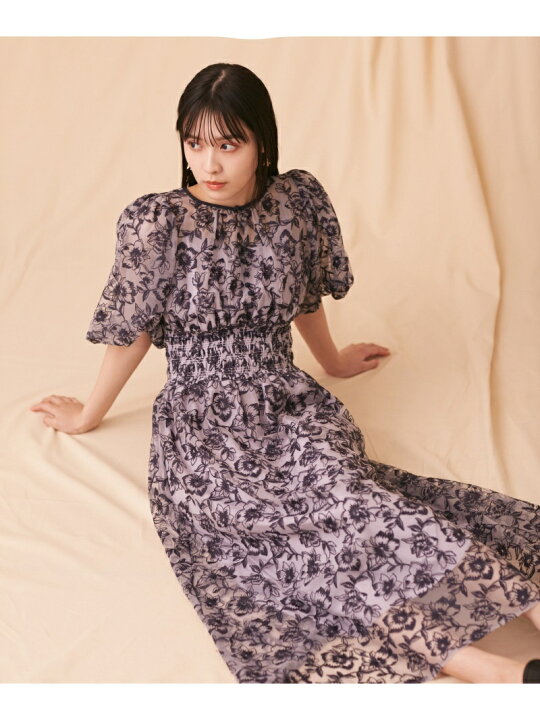楽天市場】チュールエンブロイダリーワンピース JILL by JILL STUART  