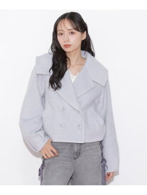 ビッグカラーショートブルゾン 26AW JILL by JILL STUART ジル バイ ジル スチュアート ジャケット・アウター テーラードジャケット・ブレザー ブルー ブラック ホワイト【送料無料】[Rakuten Fashion]