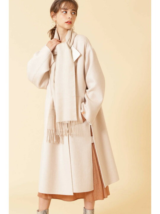 楽天市場】【SALE／60%OFF】◇ライトカバーストール付コート JILL by  