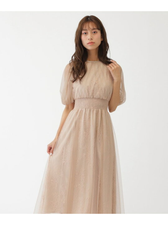 楽天市場】【SALE／20%OFF】チュール×レースレイヤードドレス JILL by 