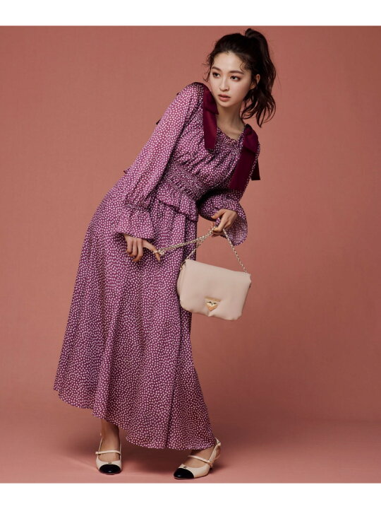 楽天市場】ハートプリントシャーリングワンピース JILL by JILL STUART 