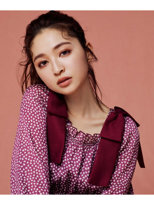 楽天市場】ハートプリントシャーリングワンピース JILL by JILL STUART  