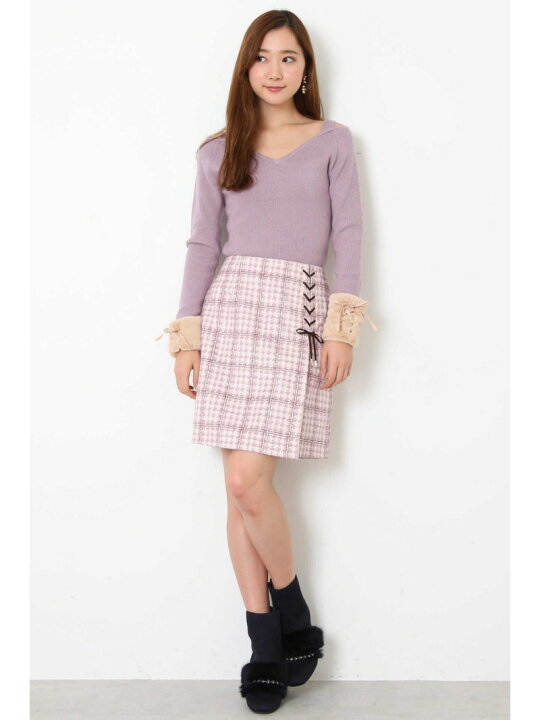 楽天市場】【SALE／50%OFF】パウダリーチェックスカート JILL by JILL 
