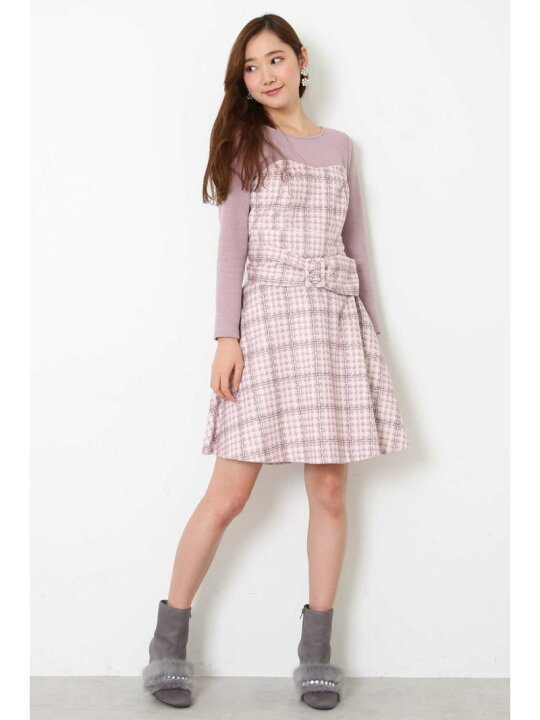 楽天市場】【SALE／60%OFF】パウダリーチェックワンピース JILL by  