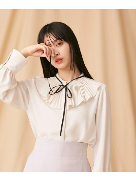 楽天市場】【SALE／30%OFF】プリーツフリルブラウス JILL by JILL 