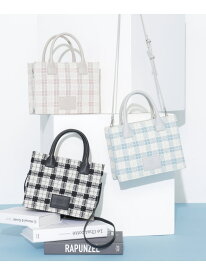 【SALE／46%OFF】ツイードチェックトートバッグ JILL by JILL STUART ジル バイ ジル スチュアート バッグ その他のバッグ ブルー ブラック ピンク【RBA_E】【送料無料】[Rakuten Fashion]