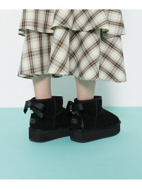EMU Australia 別注 ショートムートンブーツ JILL by JILL STUART ジル バイ ジル スチュアート シューズ・靴 その他のシューズ・靴 ブラック ベージュ【送料無料】[Rakuten Fashion]