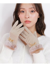 【SALE／37%OFF】ベロアリボンジャージーグローブ JILL by JILL STUART ジル バイ ジル スチュアート ファッション雑貨 手袋 ベージュ グレー ブラック【RBA_E】【送料無料】[Rakuten Fashion]