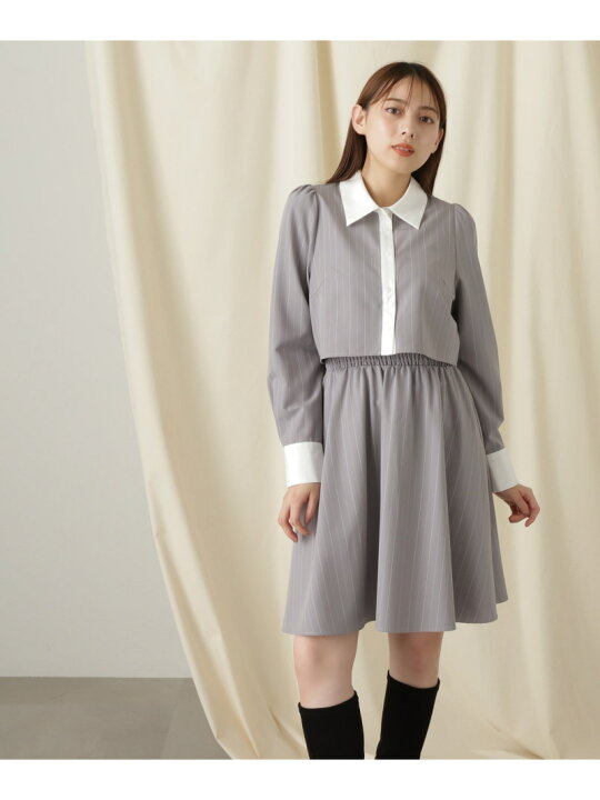 楽天市場】【SALE／60%OFF】ショートレイヤードシャツワンピース JILL  