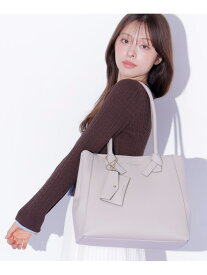 A4対応チャーム付き2wayトートバッグ JILL by JILL STUART ジル バイ ジル スチュアート バッグ その他のバッグ ブラック ベージュ【送料無料】[Rakuten Fashion]