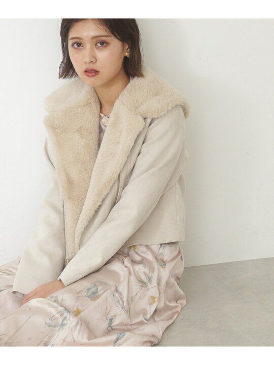 楽天市場】【SALE／20%OFF】フェイクファーライダース JILL by JILL  