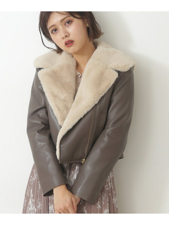 楽天市場】【SALE／20%OFF】フェイクファーライダース JILL by JILL 