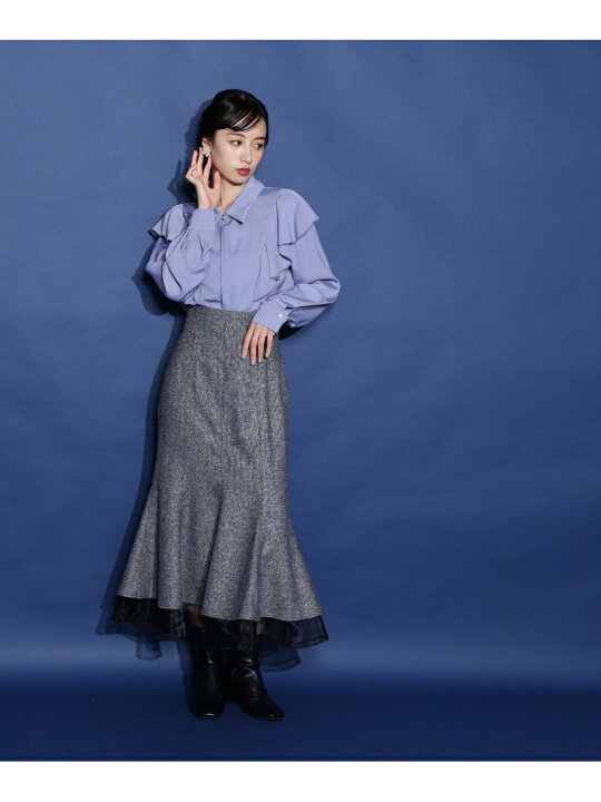 楽天市場】【SALE／40%OFF】シアーヘムマーメイドスカート JILL by 