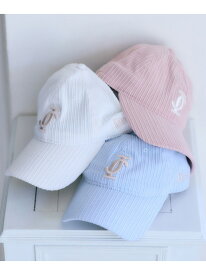 ＜ニューエラコラボ＞コーデュロイキャップ JILL by JILL STUART ジル バイ ジル スチュアート 帽子 その他の帽子 ピンク ホワイト ブルー【送料無料】[Rakuten Fashion]