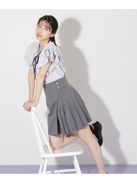 楽天市場】【SALE／30%OFF】フロントタックフレアスリーブブラウス 