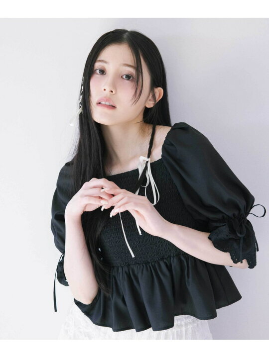 楽天市場】【SALE／49%OFF】エンブロイダリーパフブラウス JILL by 