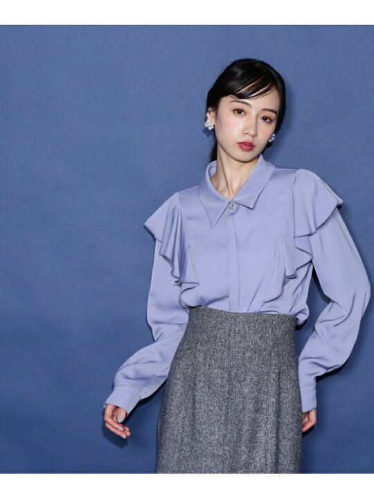 楽天市場】ビジューラッフルブラウス JILL by JILL STUART ジル バイ 